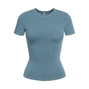 SKIMS Cotton Jersey T-Shirt Kyanite